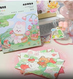 Cartoon Art Coloring Painting Set for Kid's