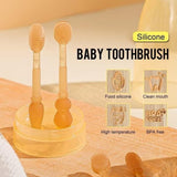 Soft Silicone Bristle Oral Care Toothbrush For Baby